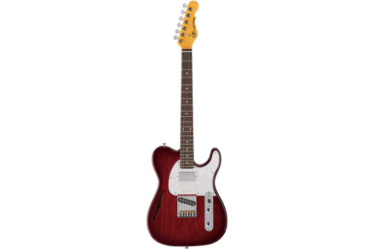 G&L Tribute Asat Classic Bluesboy Semi Hollow Redburst