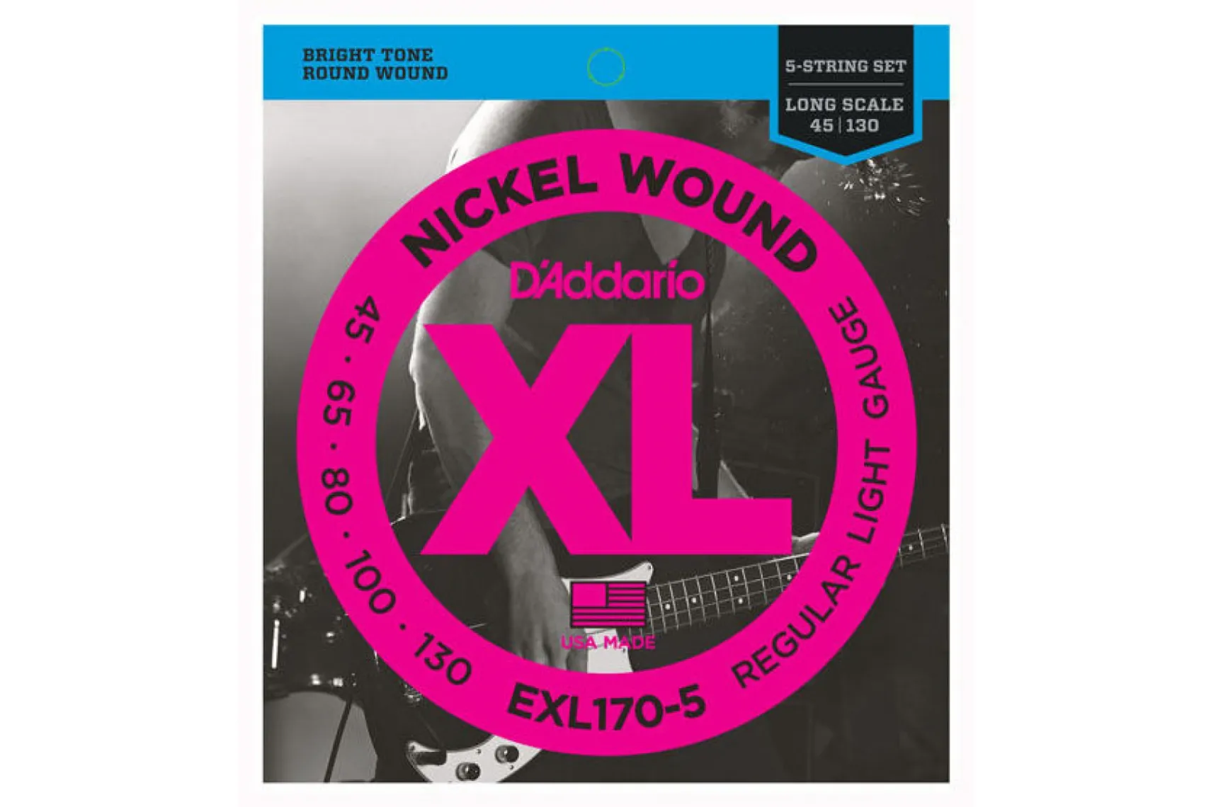 Daddario EXL170-5 Saiten für E-Bass
