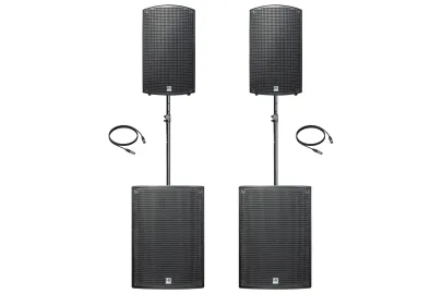 HK Audio Sonar 1215 Power Bluetooth Bundle Set