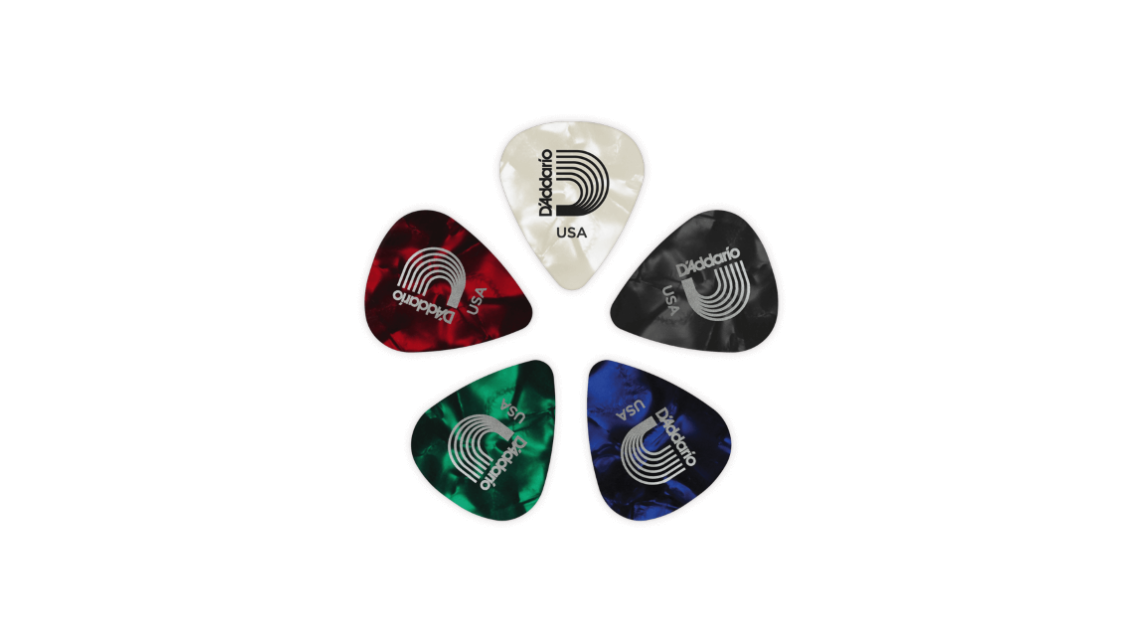 Daddario Classic Pearl Plektren 0.50 mm