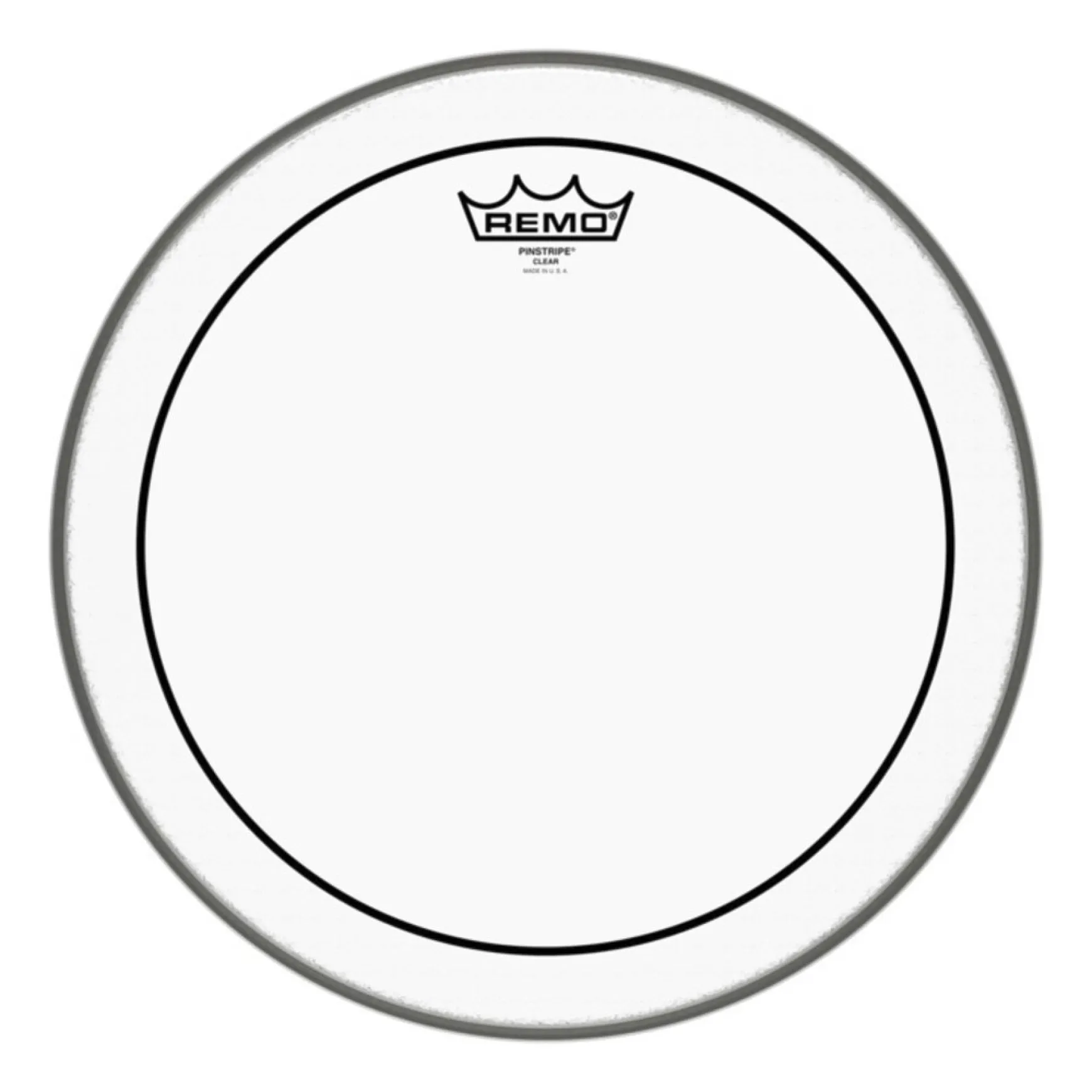 Remo 14" Pinstripe clear