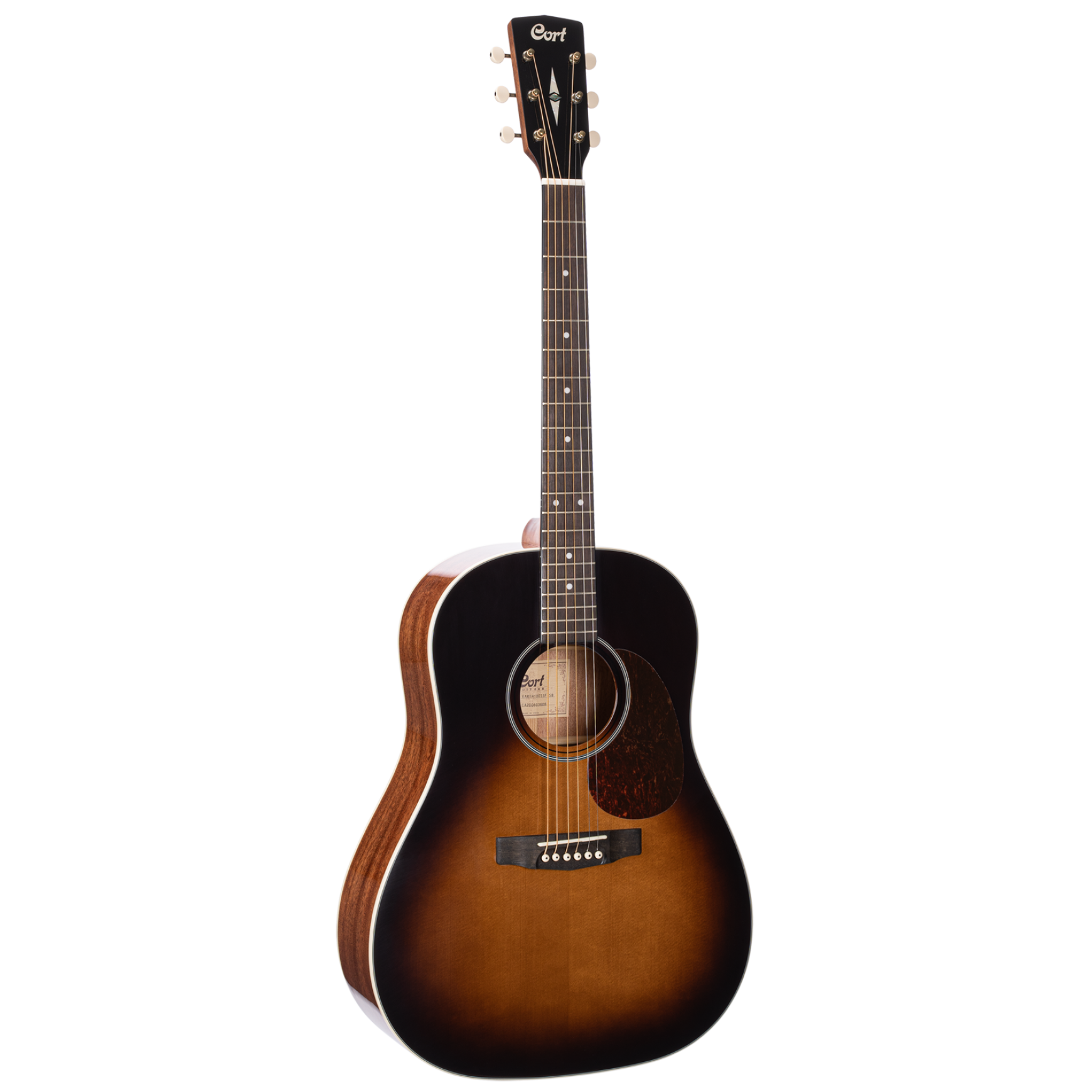 CORT Earth 100 SSF Westerngitarre Sunburst Preamp