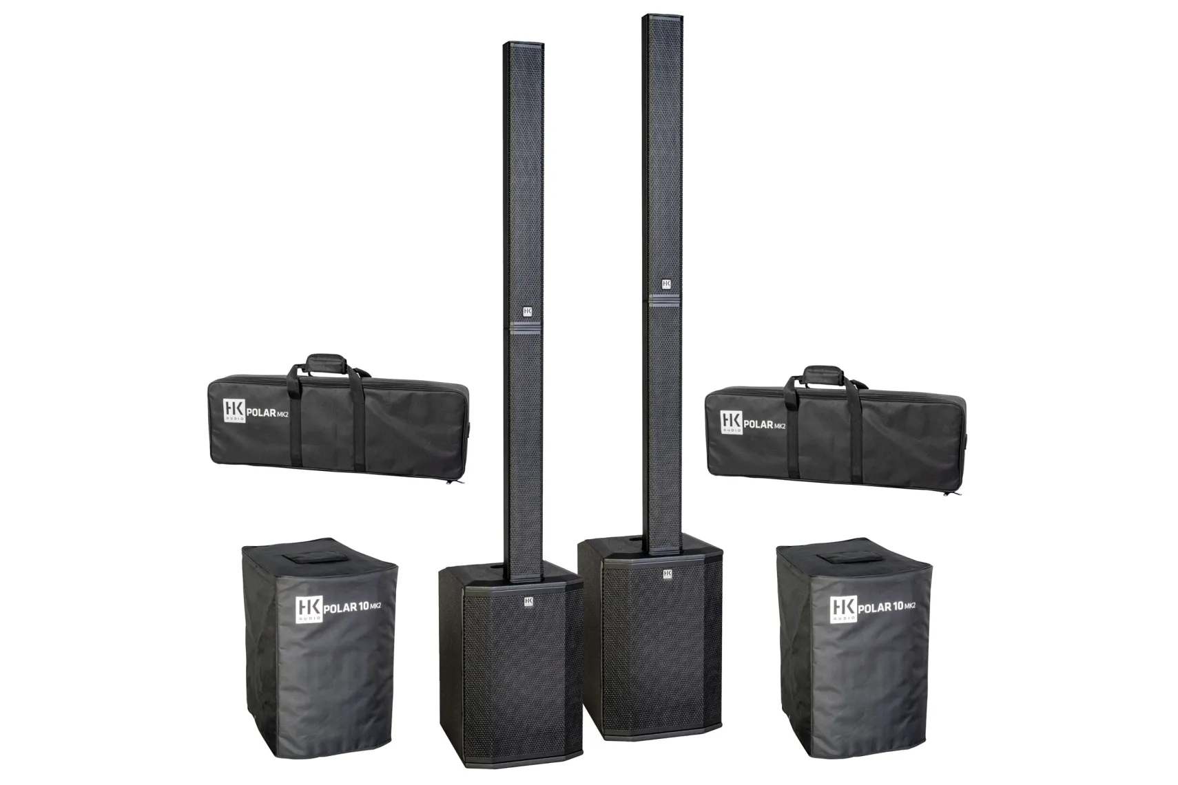 HK Audio Polar 10 MK2 Stereo Bundle Set schwarz