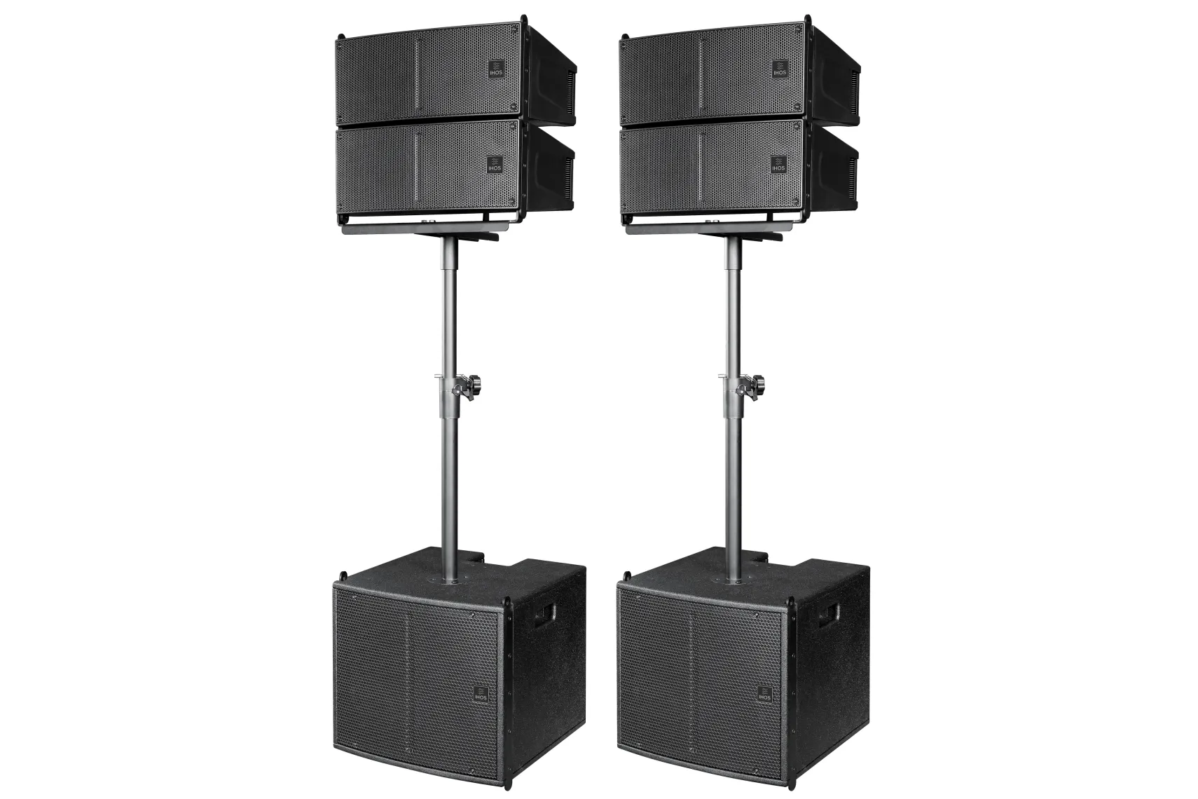 Ihos KOS System 1 L/R Aktiv Line Array Bundle Set Basic