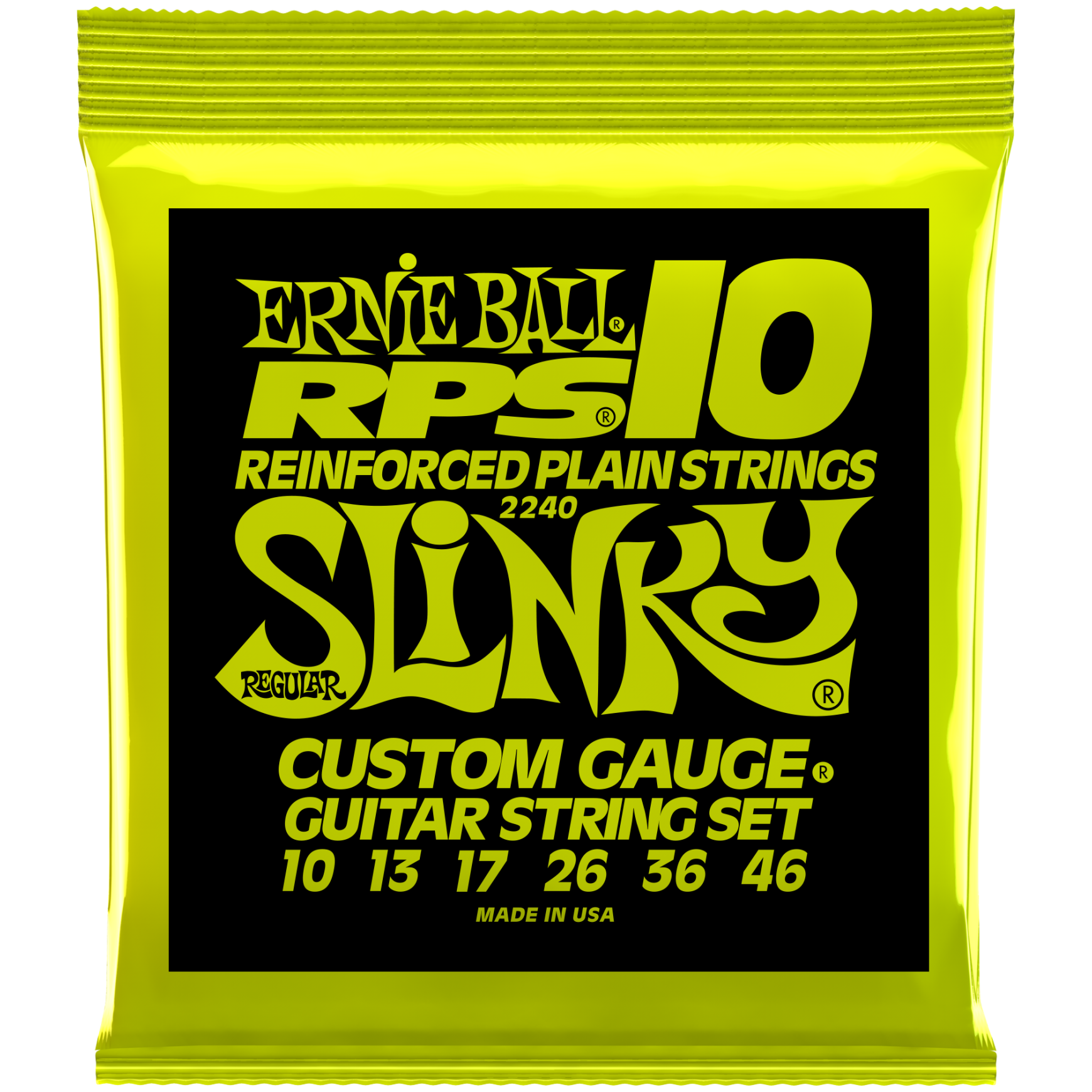 Ernie Ball EB2240 RPS Regular Slinky reinforced Plain
