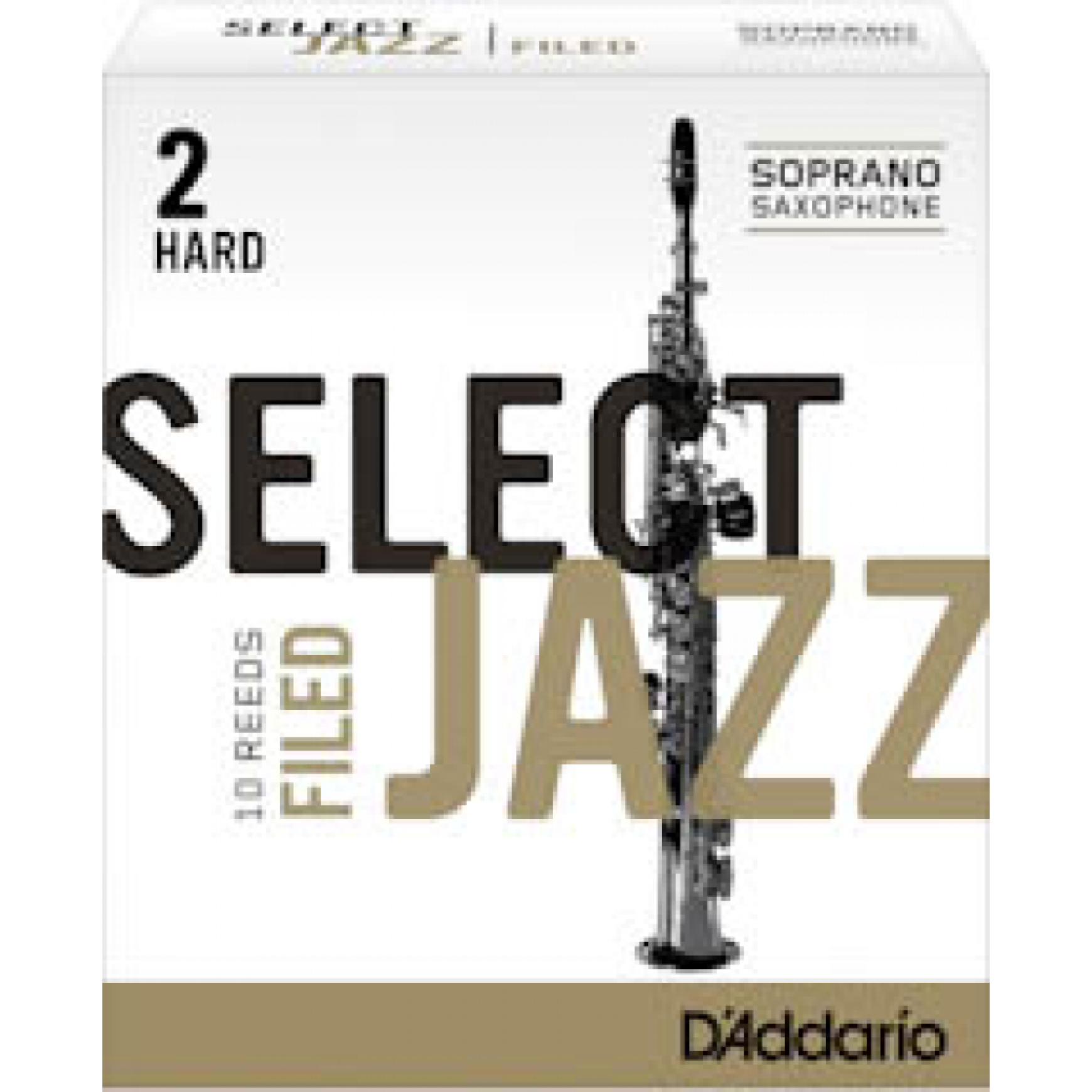 Rico Select Jazz Sopran-Sax 2H Filed 10er Box RSF10SSX2