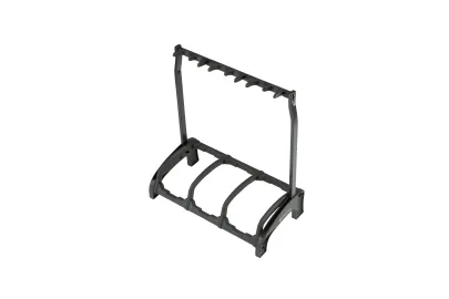 K&M 17513 3-fach Gitarrenständer schwarz