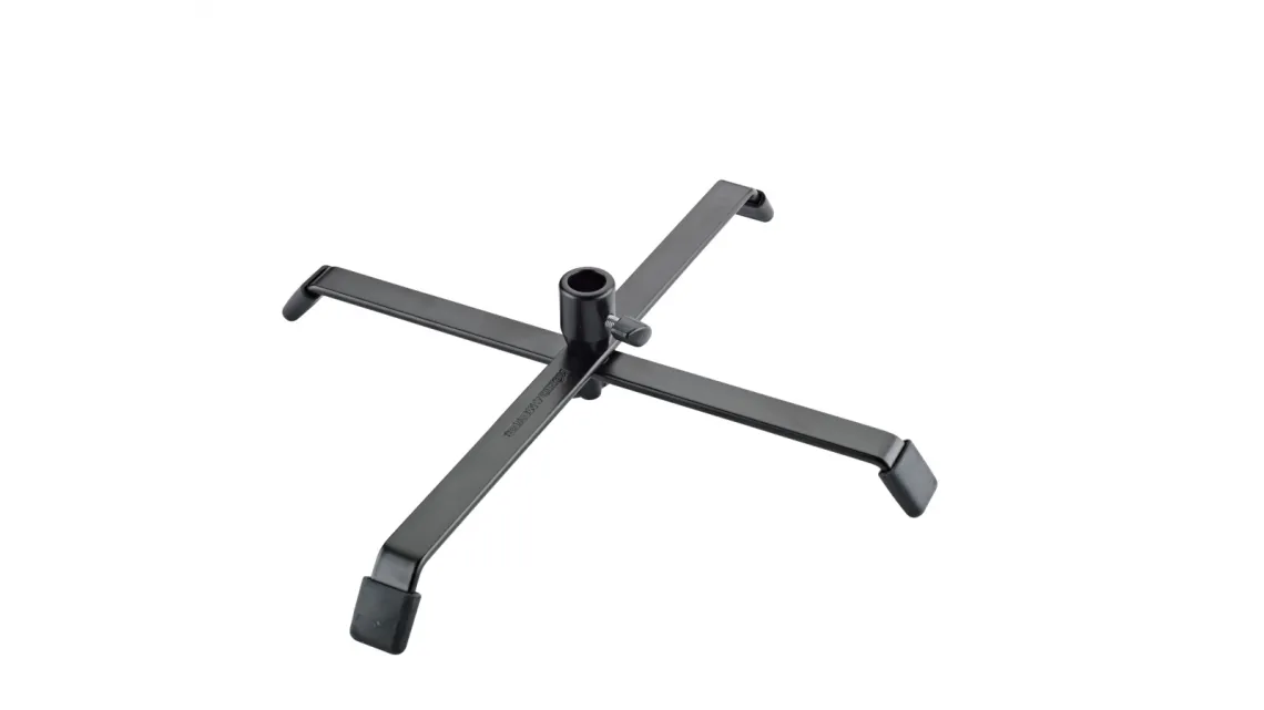 K&M 17720 Bodenstativ für Scheinwerfer - schwarz
