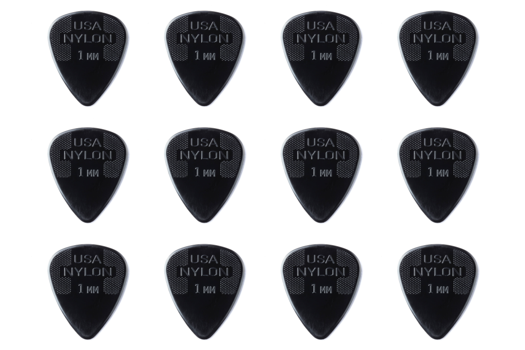 Dunlop Nylon Standard Plektren 1,00 - 12 Stück