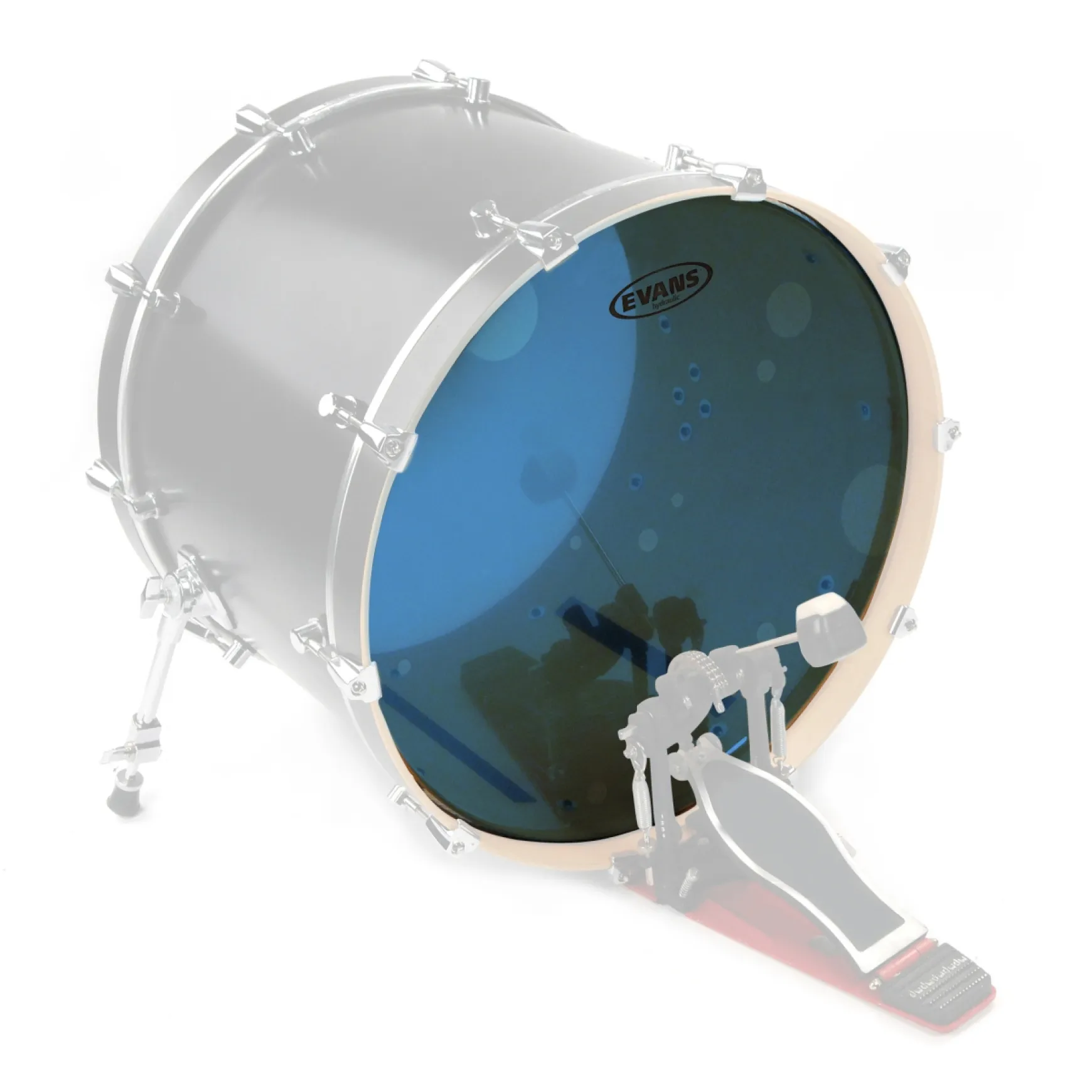 Evans Hydraulic 22" Drum Head Blue