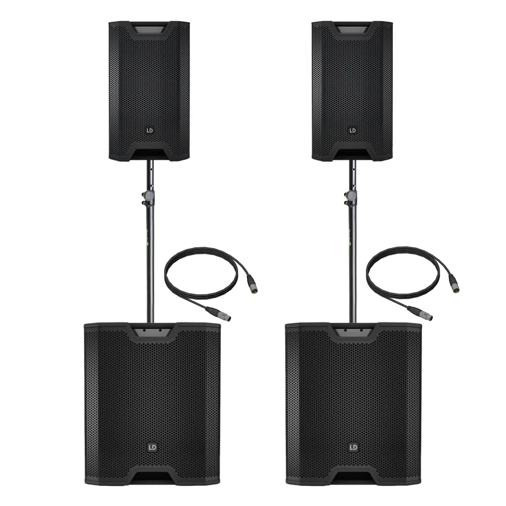 LD Systems ICOA 1215 XL Bluetooth Bundle Set