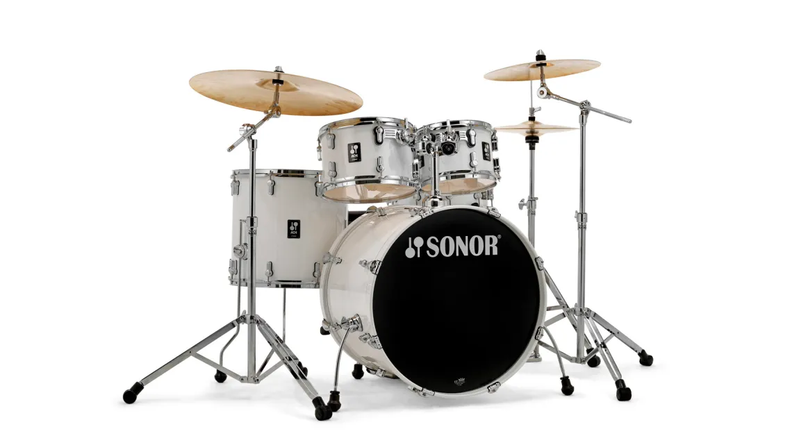 Sonor AQ1 Stage Set Piano White PW inkl. gratis Hocker