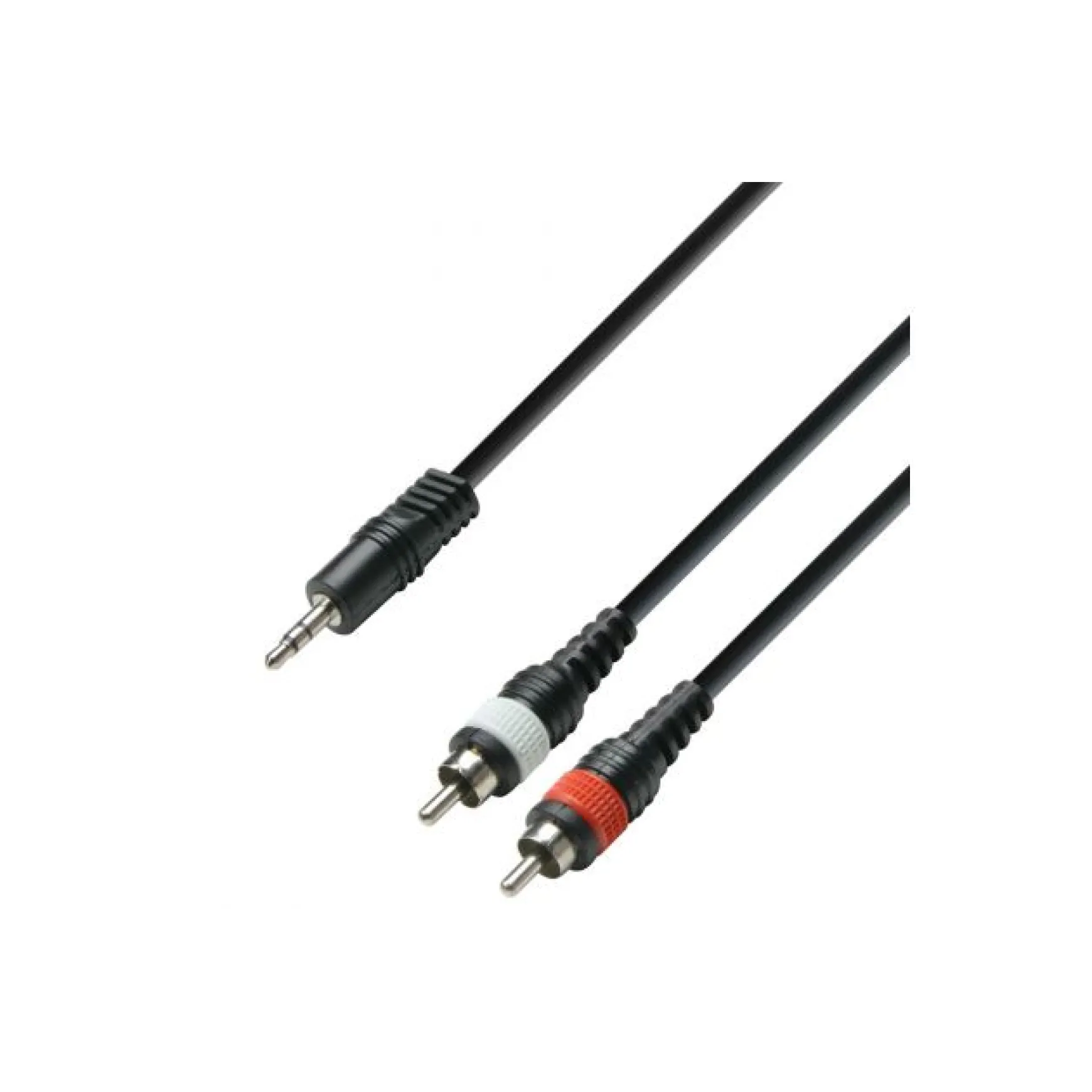 Adam Hall 3 m 1xStereoklinke 3,5mm/2xChinch