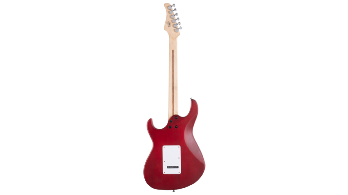 Cort G110 Open Pore Black Cherry mit E-Gitarren Combo