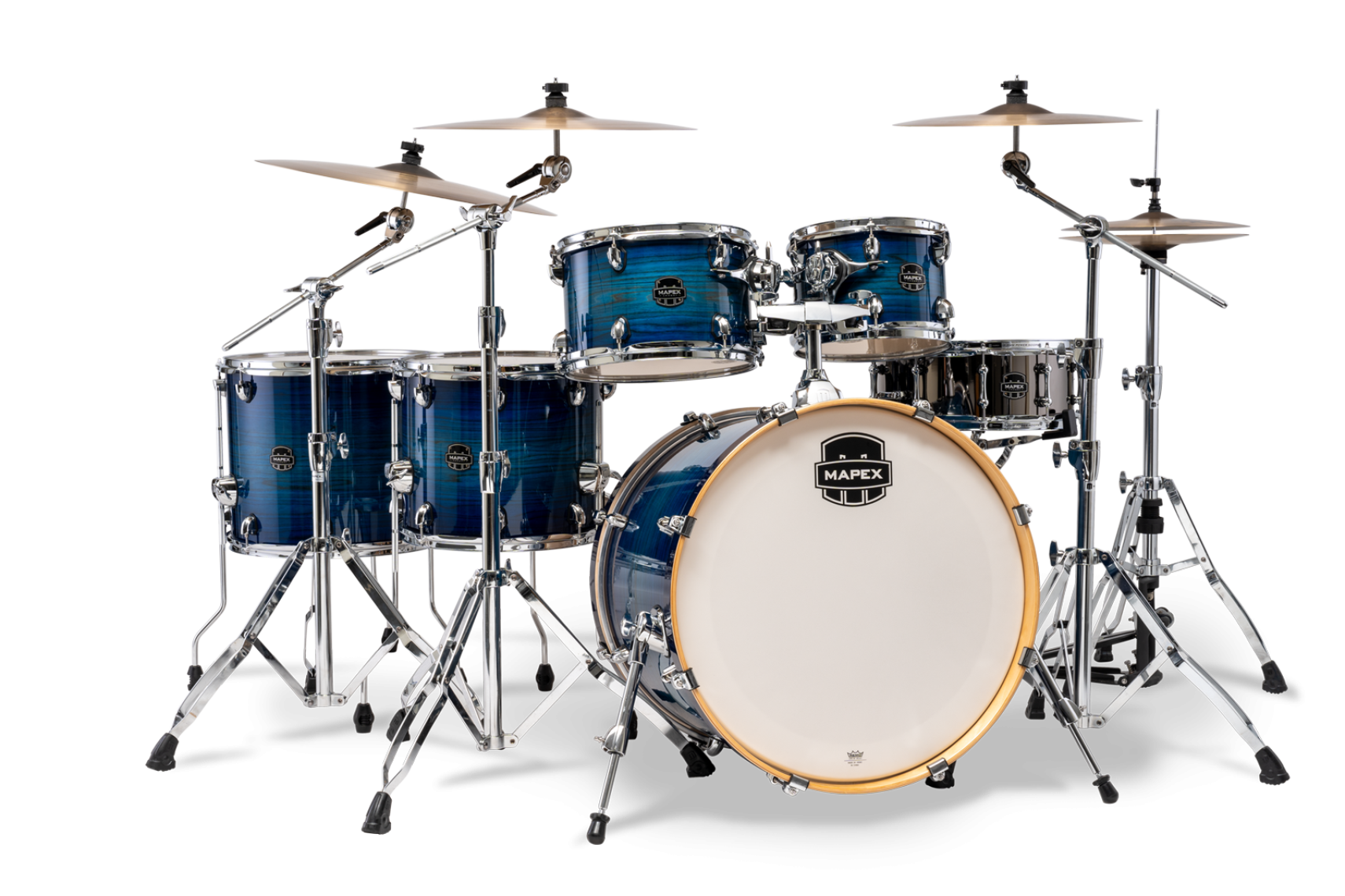 Mapex Armory Stage+ Shellset Blue Wave Burst NJ