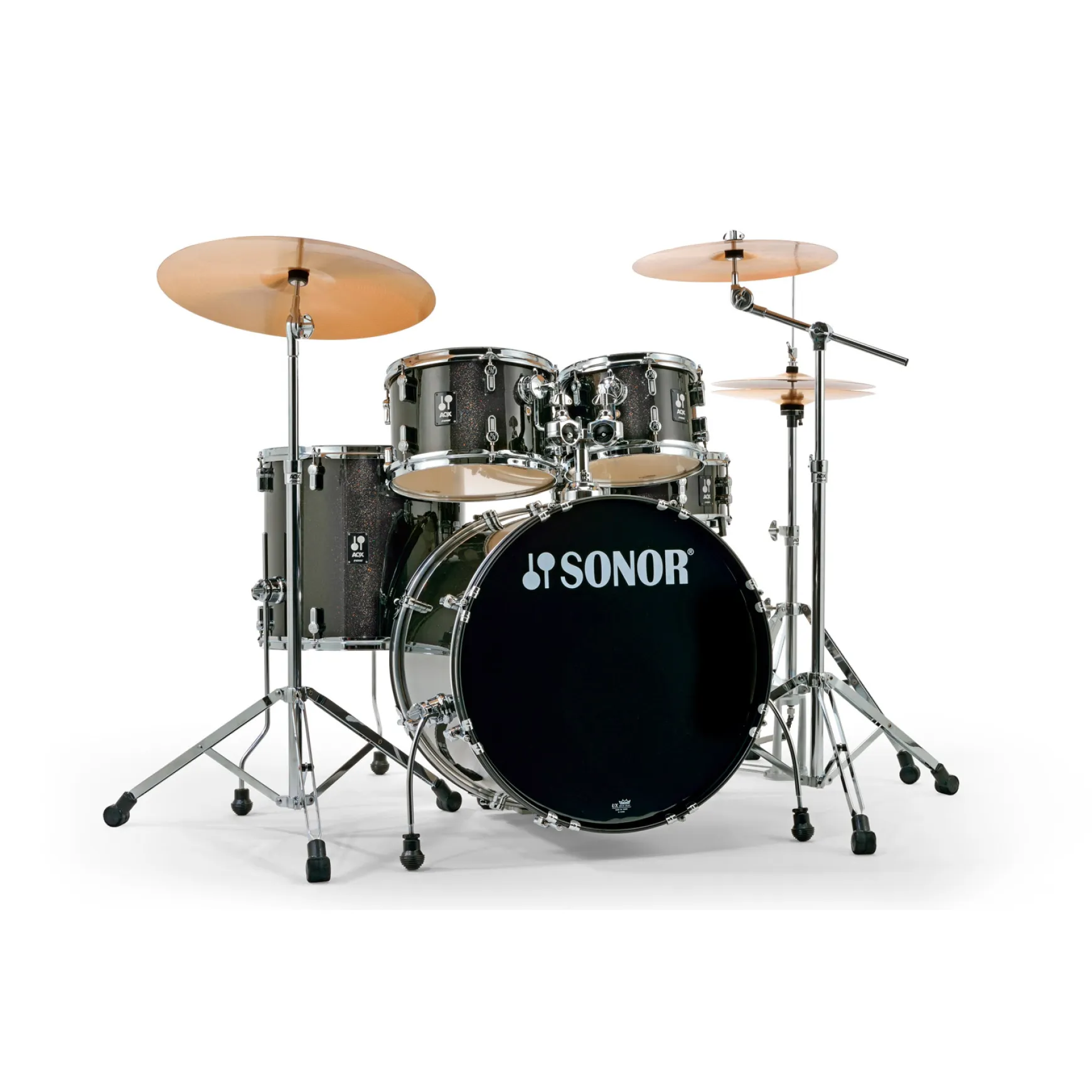 Sonor AQX Stage Set Black Midnight Sparkle BMS inkl. gratis Hocker