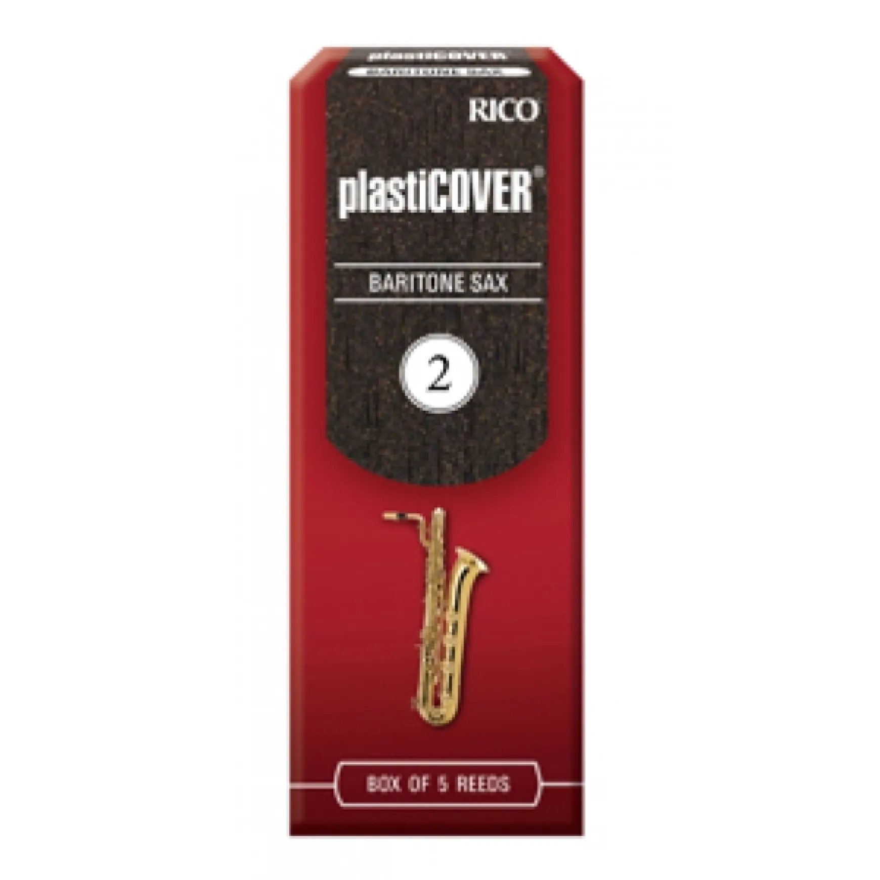 Rico Plasticover Bariton-Saxophon 2 5er Box RRP05BSX200
