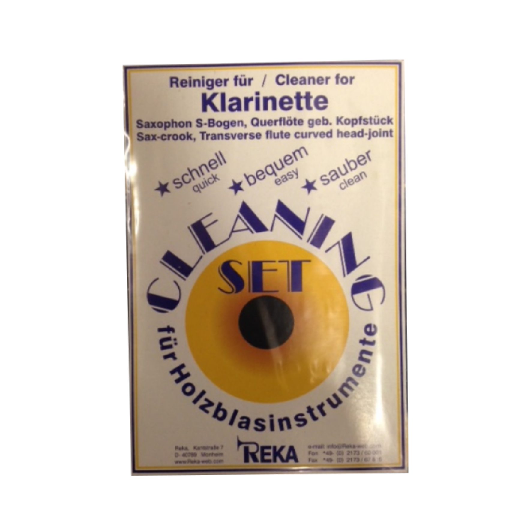 Reka Reinigungsset Klarinette + Sax S-Bogen