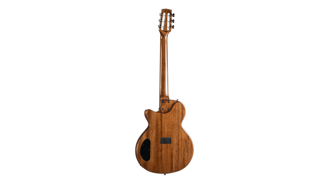 CORT Sunset Nylectric II E-Gitarre BK Preamp Gigbag