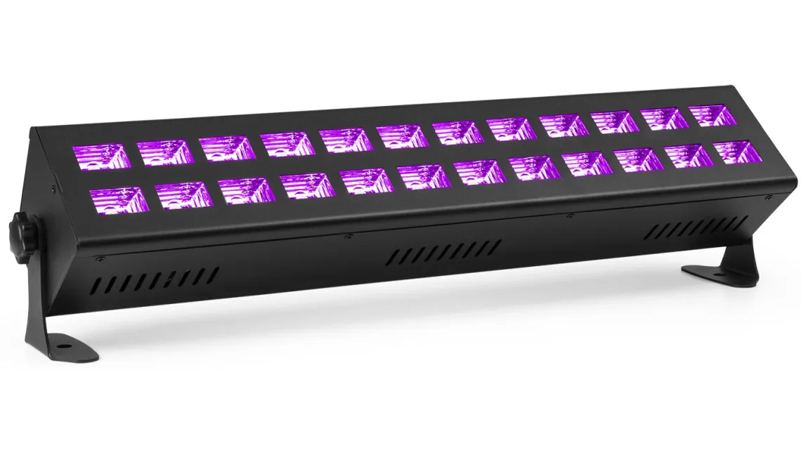 beamZ BUV243 UV Leiste mit DMX 2 x 12 LEDS