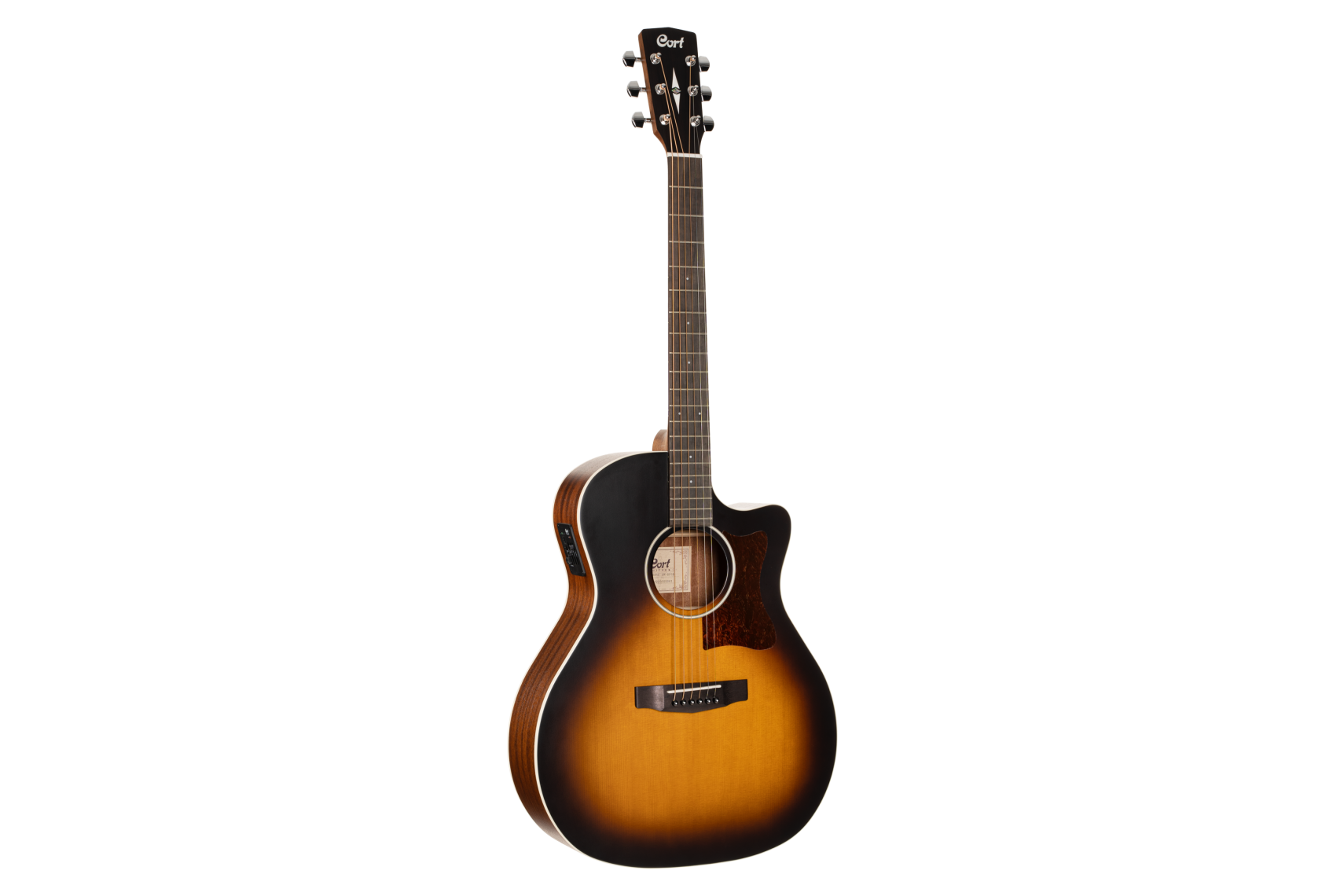 CORT GA1E Westerngitarre Open Pore Sunburst Preamp