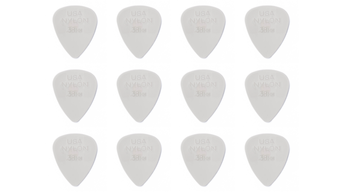 Dunlop Nylon Standard 0,38 mm - 12er Pack