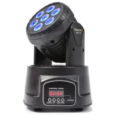 beamZ MHL74 Mini Wash 7x10W DMX 12-Kanal Quad LED