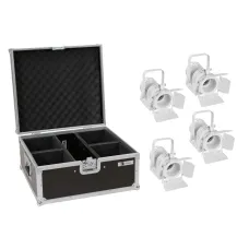 Eurolite Set 4x LED THA-20PC TRC Theater-Spot ws + Case 