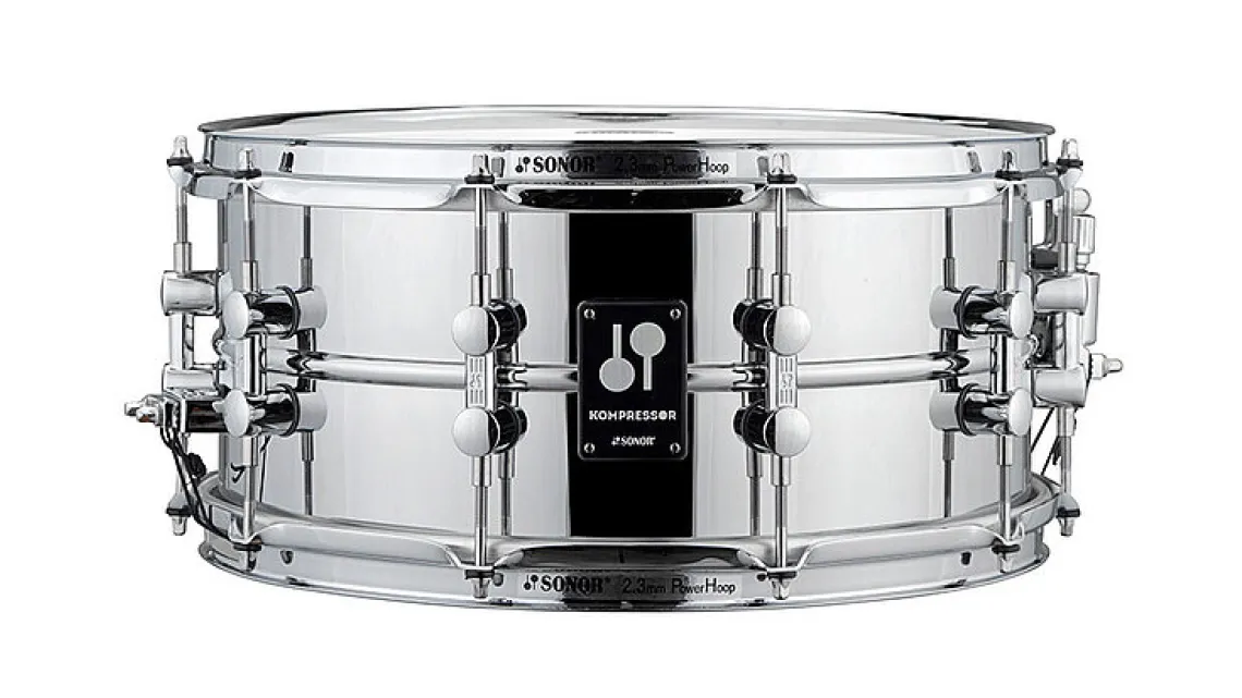 Sonor 14"x6,5" Kompressor Snare Drum Stahl Verchromt