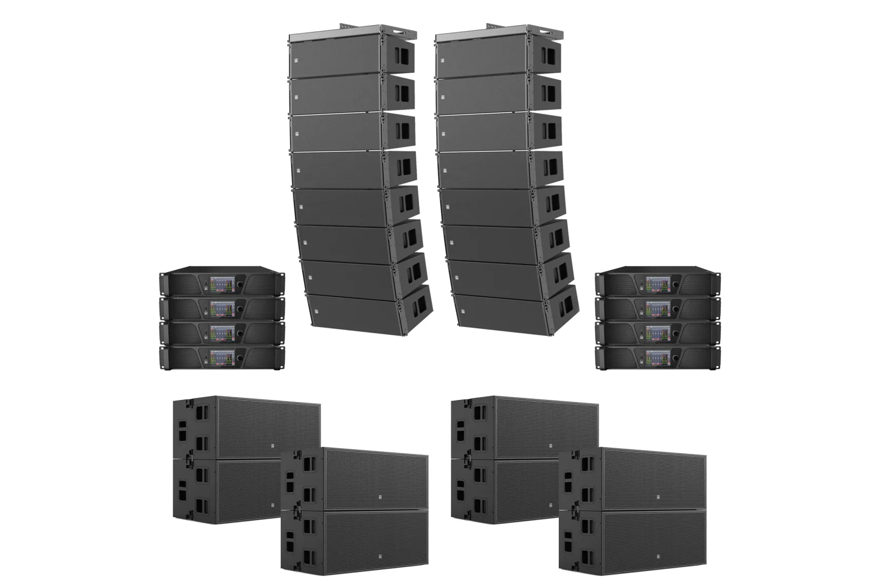 Ihos PAROS System 4 Line Array Bundle Set
