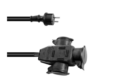 Eurolite Verlängerung 3x2,5 5m 3-fach