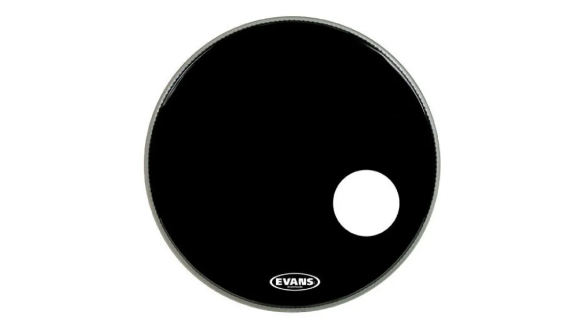 Evans bd22rb 22" EQ3 Resonant Bass Drum BK