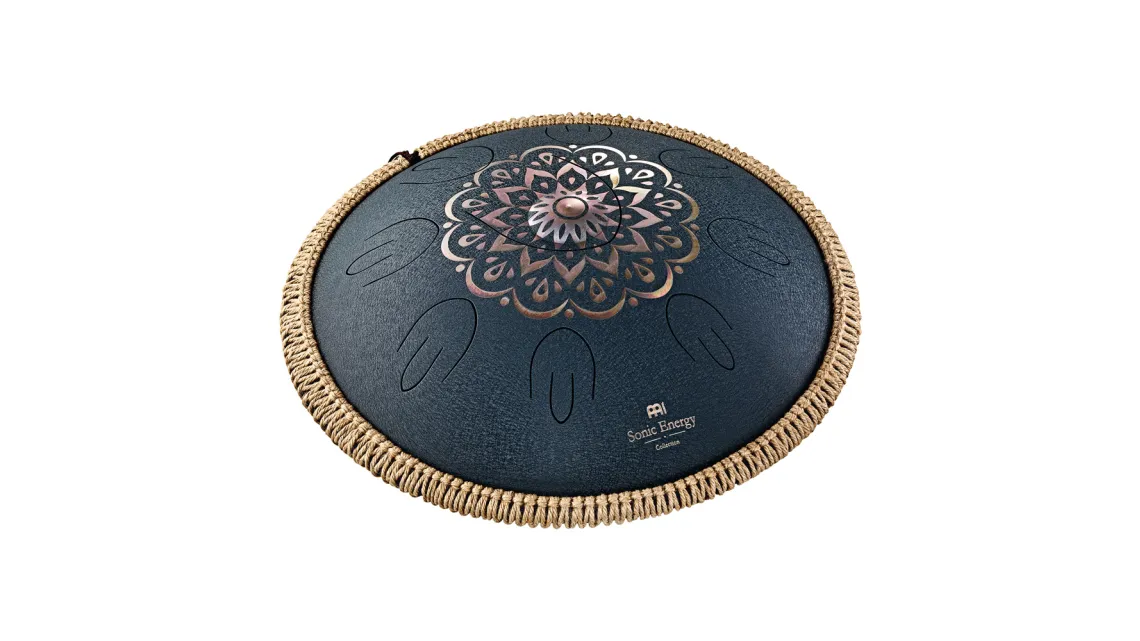Meinl OSTD2NBE Sonic Energy Octave Steel Tongue Drum Marineblau
