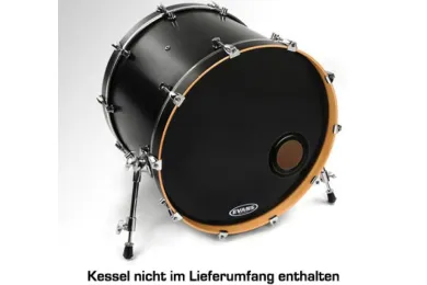 Evans 24" E-Mad Reso Bass Drum BK