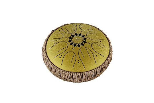 Meinl Sonic Energy Medium Octave Steel Tongue Drum 10" Gold