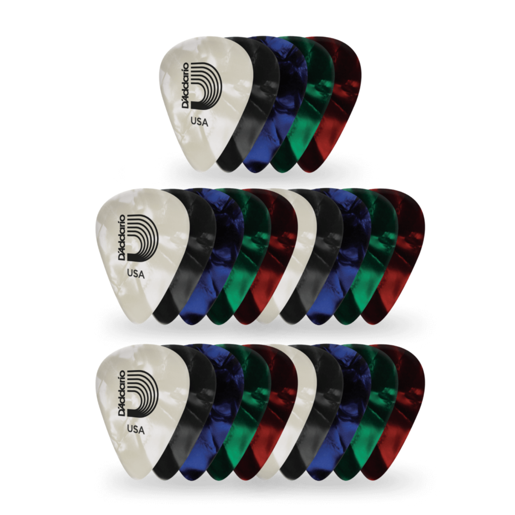 Daddario Classic Pearl Plektren 0.50 mm