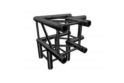 Global Truss F34C21-B 4-Punkt 90Ø Corner Black