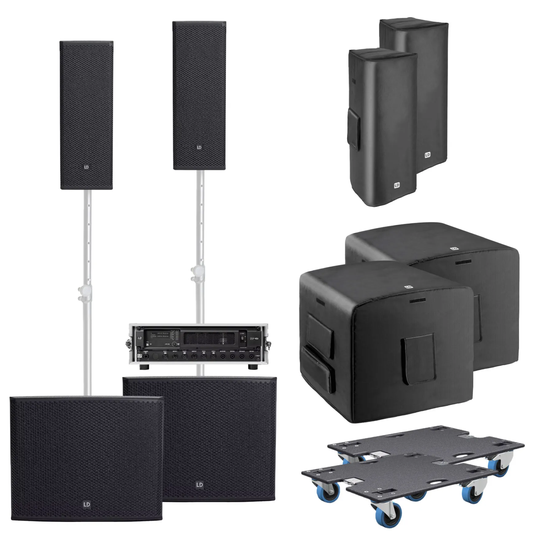 LD Systems Stinger G3 Gala Bundle Set Passiv inkl. Endstufe