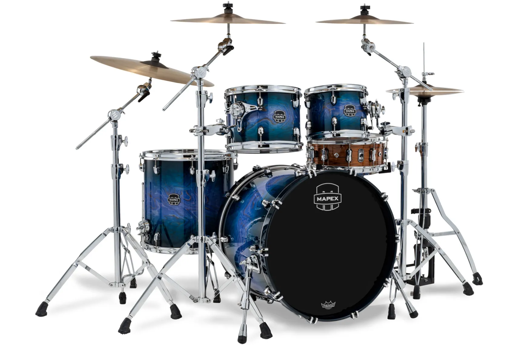 Mapex Saturn VI Rock Shellset Cobalt Burst