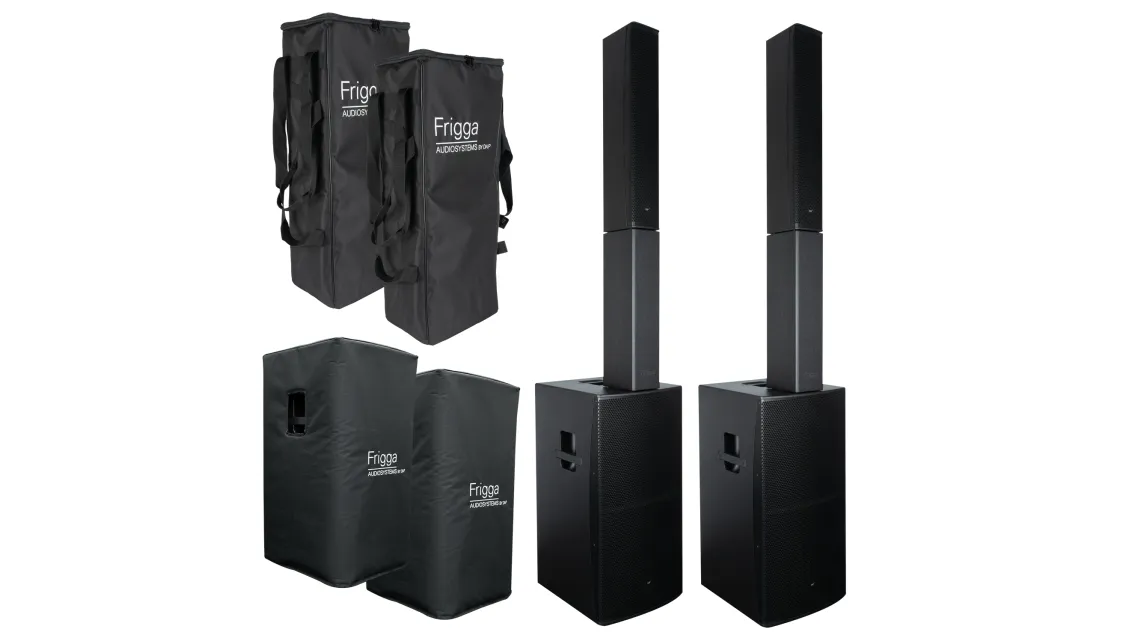 DAP Frigga Stereo Bundle Set schwarz mit Taschen