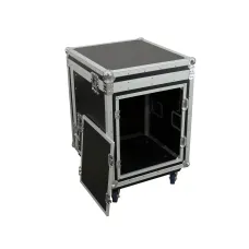 Roadinger Spezial-Kombi-Case Profi, 10HE mit Rollen