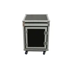 Roadinger Spezial-Kombi-Case Profi, 10HE mit Rollen
