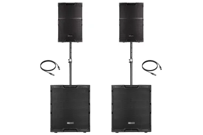 Power Dynamics PDY1215 Entertain XL Bluetooth BundleSet