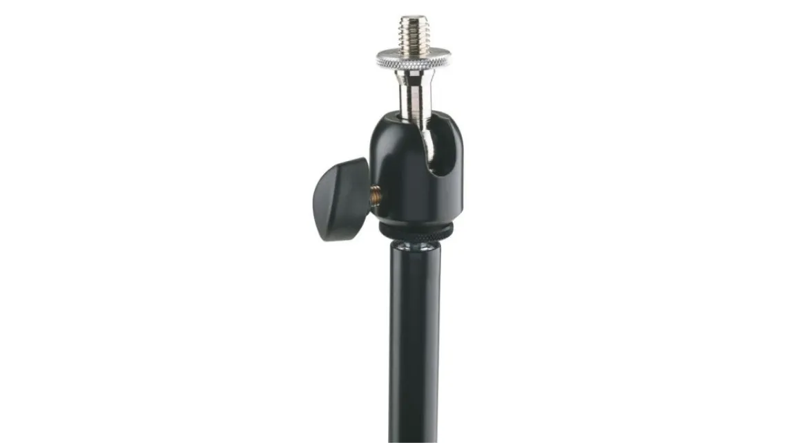 K&M 19695 Kugelgelenk, schwarz 3/8" Außengewinde