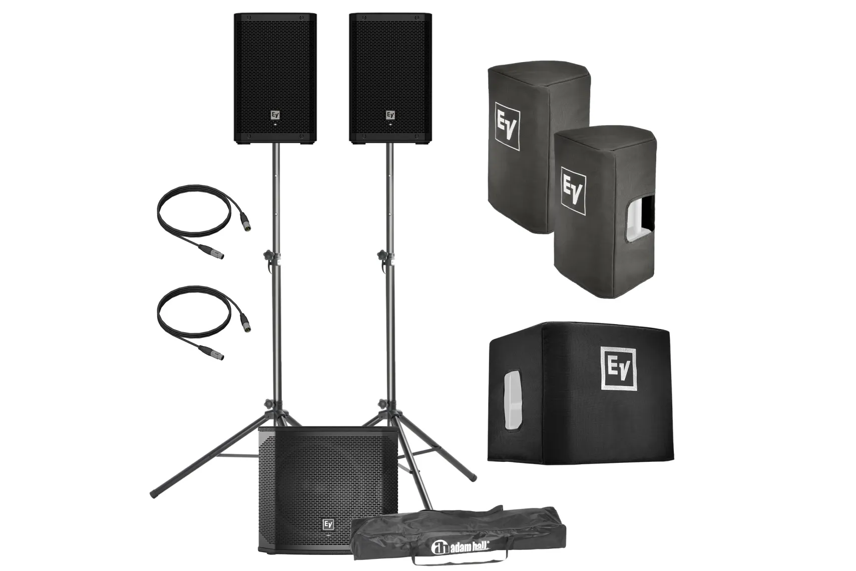 EV ZLX 812 Smart Bluetooth Bundle Set mit Taschen