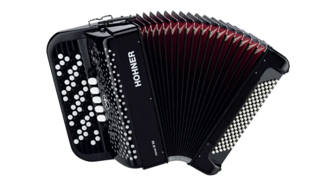 Hohner Knopfakkordeon NOVA III 96 mit Limex MPRX System