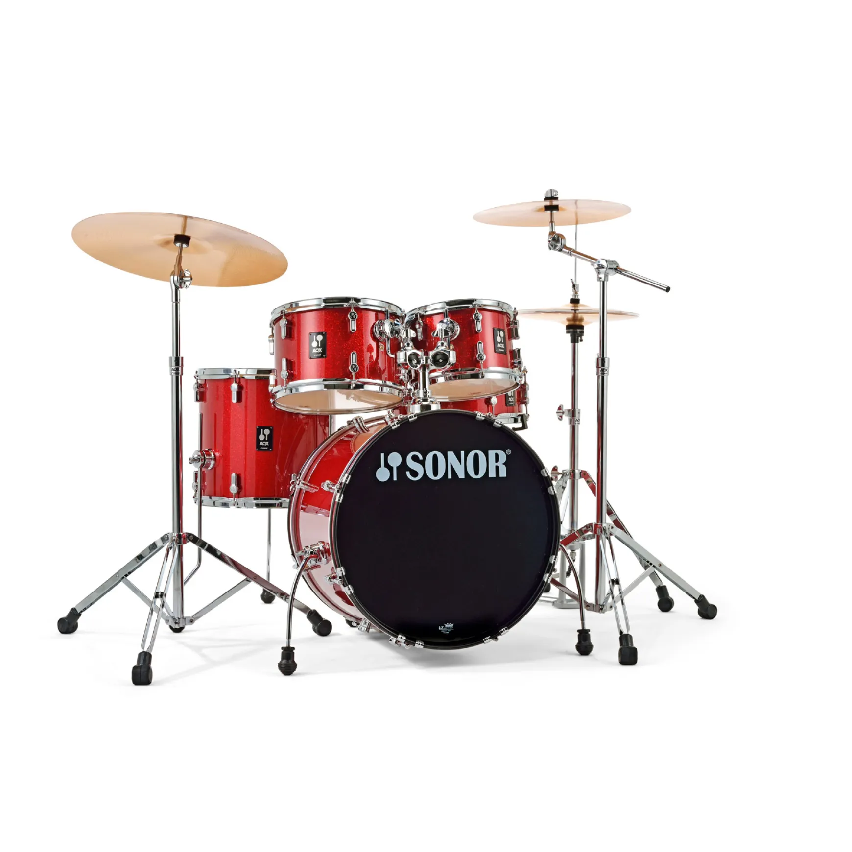 Sonor AQX Studio Set Red Moon Sparkle RMS inkl. gratis Hocker