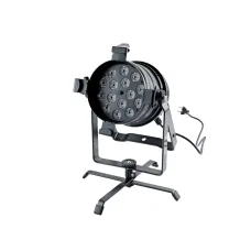 K&M 17720 Bodenstativ für Scheinwerfer - schwarz
