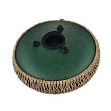 Meinl Sonic Energy Medium Octave Steel Tongue Drum 10" Dark Green