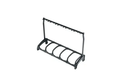K&M 17515 5-fach Gitarrenständer schwarz